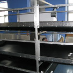 Closeup of the AeroFarm Systems unit